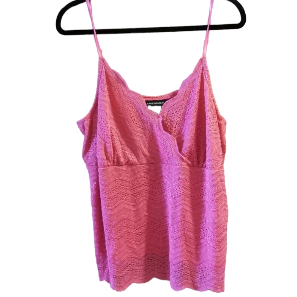 LANE BRYANT pink tank 18/20